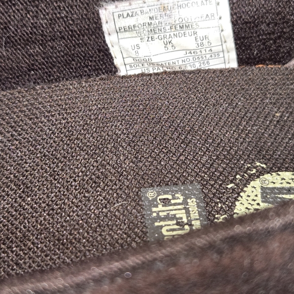 Merrell Women's Chocolate Brown Suede Loafers - Picture 7 of 8